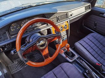 Velmi vzácný volant BBS, kůže, dřevo, W123, W124, W201, E28 - 2