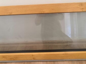 Nabízím použité plastové okno, trojsklo, 1480x480mm - 2