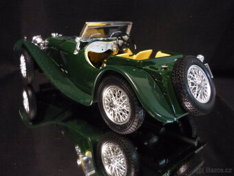 Jaguar SS100 1937 zelený Bburago 1/18 - 2