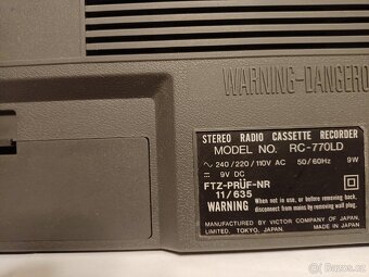 JVC RC770 LD radiomagnetofon Japan - 2