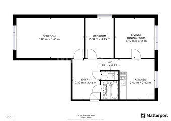 Milovice, prodej bytu 3+1, 65 m2, okr. Nymburk - 2
