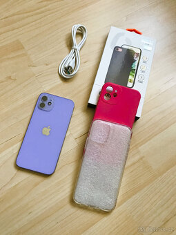 ‼️ iPhone 12 128GB Fialový / KRÁSNÁ ELEGANTNÍ BARVA ‼️ - 2