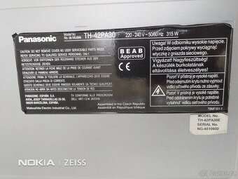 Plazma TV PANASONIC TH-42PA30 - 2