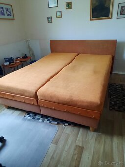 manzelska postel 160 x 200 ulozny prostor - 2