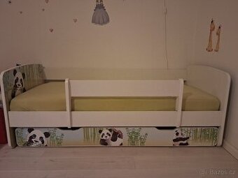 Dětská dřevěná postel komplet - 2