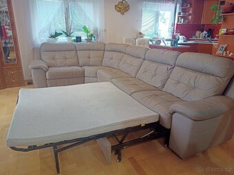 Prodám koženou rozkládací soupravu - 2