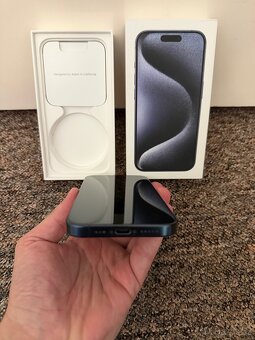 Apple iPhone 15 Pro 256gb Blue titan. Zaruka do 2/26. TOP - 2