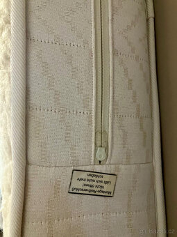 Pěnová matrace 90x200cm, pratelný potah, 2ks - 2