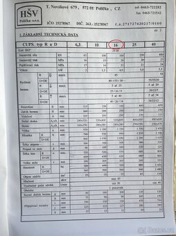 Lis hydraulický CUPS 16 DE - 2