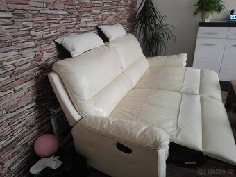 Kožená sedacka práva kůže - 2