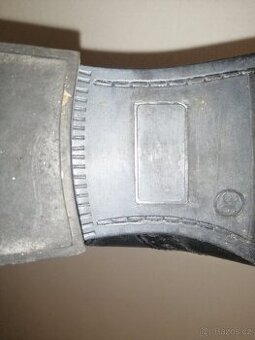 Dámské kožené polokozačky vel 36 - 2