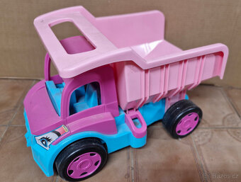 Dětské nákladní auto růžové - 2