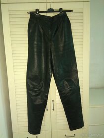 Dámské kožené kalhoty s podšívkou - 2