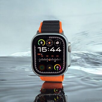 Apple watch ultra 2 generace 49mm LTE Alpine black orange - 2