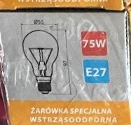Žárovka E27 75W a 60W - 2