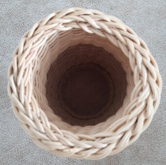Proutěná váza 33 cm - 2