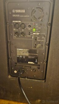 2x YAMAHA dxs 15 aktivní subwofer reprobox dřevo basový box - 2