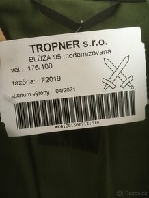 Blůza a kalhoty vz.95 AČR modernizované vel. 176 -100 - 2
