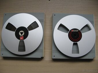 Magnetofonové alu cívky BASF 18 cm - 2