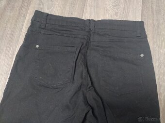 Nové černé skinny kalhoty vel.40 - 2