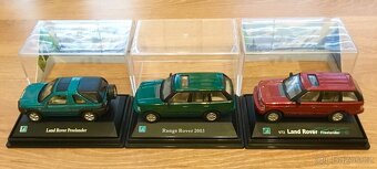 Modely aut 1:72 Cararama Mercedes Benz, Land Rover - 2