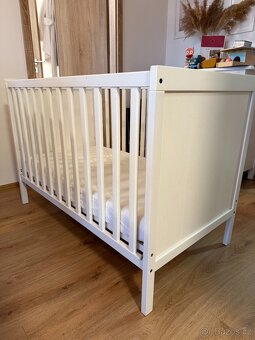 Postýlka pro miminko SUNDVIK Ikea s matrací - 2