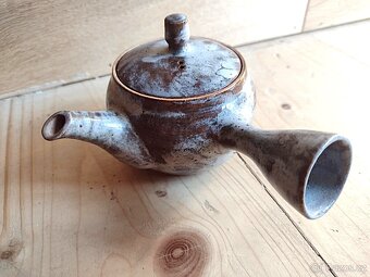 PRODAM KRASNOU CESKOU KERAMIKU – KYUSU, SET KONVICKA + SALKY - 2