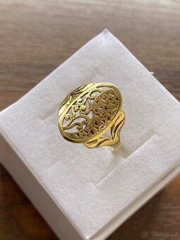 Zlatý dámský prsten - 2