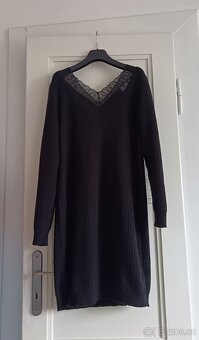 Pletené šaty s krajkou Vila - 2