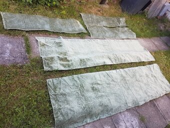 Tatra 613 chromka, originál potahová látka čalounění. - 2