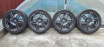 Alu kola originál ABARTH 4X100 R 17 s pneu.ZIMNÍ CENA. - 2