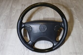 Dřevěný volant Mercedes W210 / W208 / W140 / W124 - 2