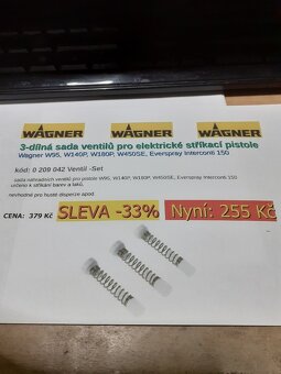 WAGNER / 3-dílná sada ventilů pro el. stříkací pistole - 2