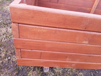 Vyvýšený dřevěný záhon - 2 x 1x 0,50 m - 2