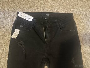 House Skinny Jeans, moderní trhané W29 L32 (S/M) - 2