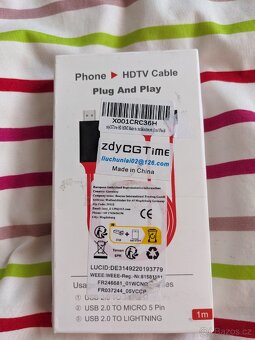 Kabel k propojení telefonu s televizí - 2