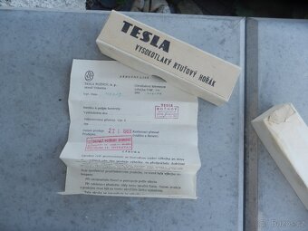 Tesla - rtuťový hořák retro - 2