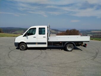 Volkswagen Crafter, 7 míst, dvojitá zadní kola, valník - 2