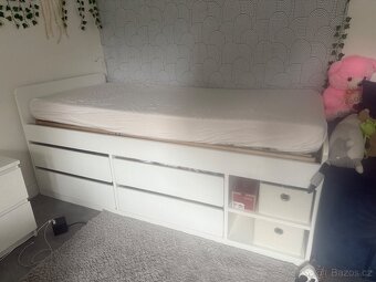 Postel s šuplíky ikea - 2