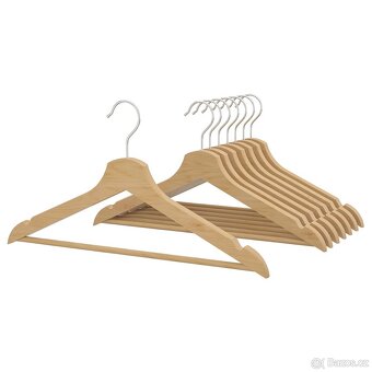 150ks masivních ramínek IKEA - 2