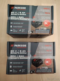 8 Ah Parkside Smart baterie + rychlo nabíječka -NOVÉ - 2