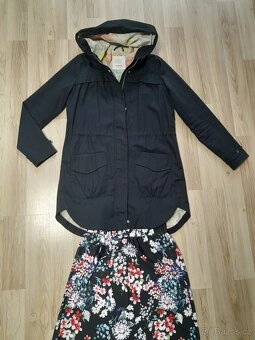 Luxusní bunda/parka vel. 38 vč. sukně - 2