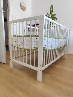 IKEA Gulliver dětská postýlka a matrace - 2