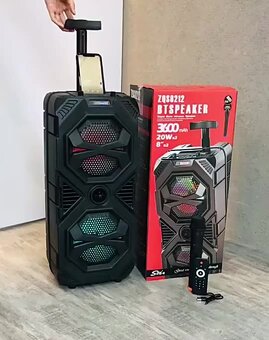 ZQS8212+ Party karaoke reproduktor s bezdrátovým mikrofonem. - 2