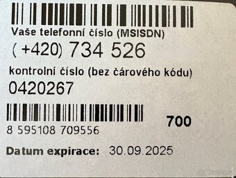 Datová SIM karta - 2