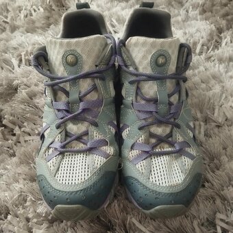 Dámská Merrell sportovní treková obuv Grey/Royal Lilac - 2