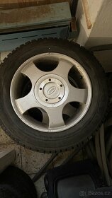 alu kola 15 + zimní pneu 195/65 cena za 4ks - 2
