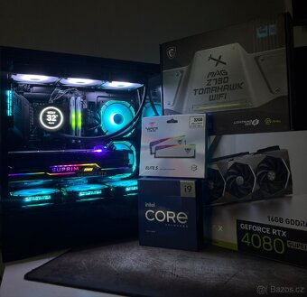 Herní PC i9 13900k, 32 GB RAM DDR 5, RTX 4080 super - 2