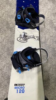 Dětský snowboard Scott 120cm s vázáním Head - 2