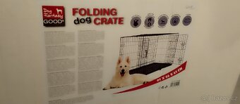 Klec Dog Fantasy skládací L černá 2 dveře 91x56x63cm - 2